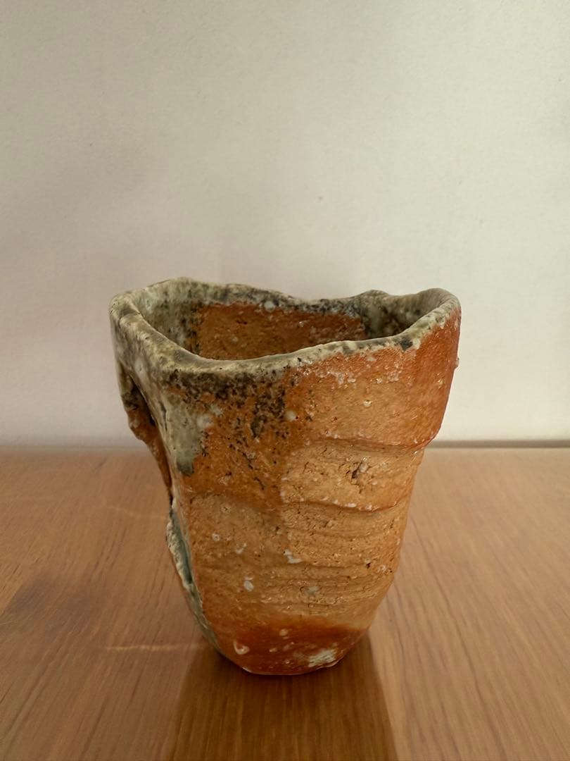 藤岡周平　伊賀焼　湯呑み　共箱付き