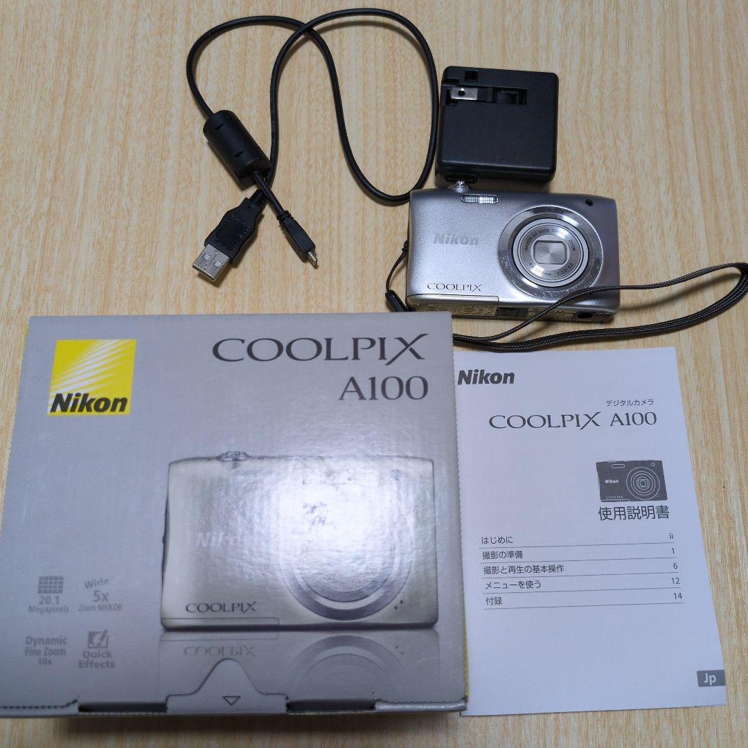 Nikon COOLPIX A100 シルバー　動作確認済