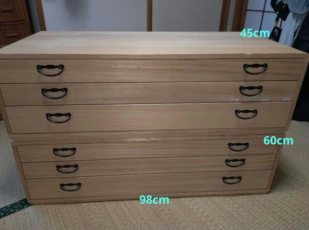 桐タンス　着物　タンス　昭和　年代物