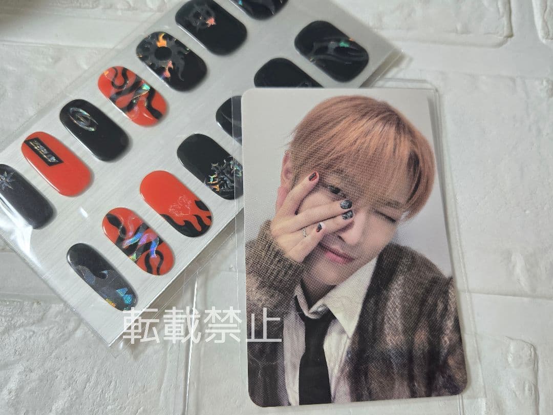 ATEEZ アチズ ネイル ステッカー ホンジュン トレカ ORIGIN 新品