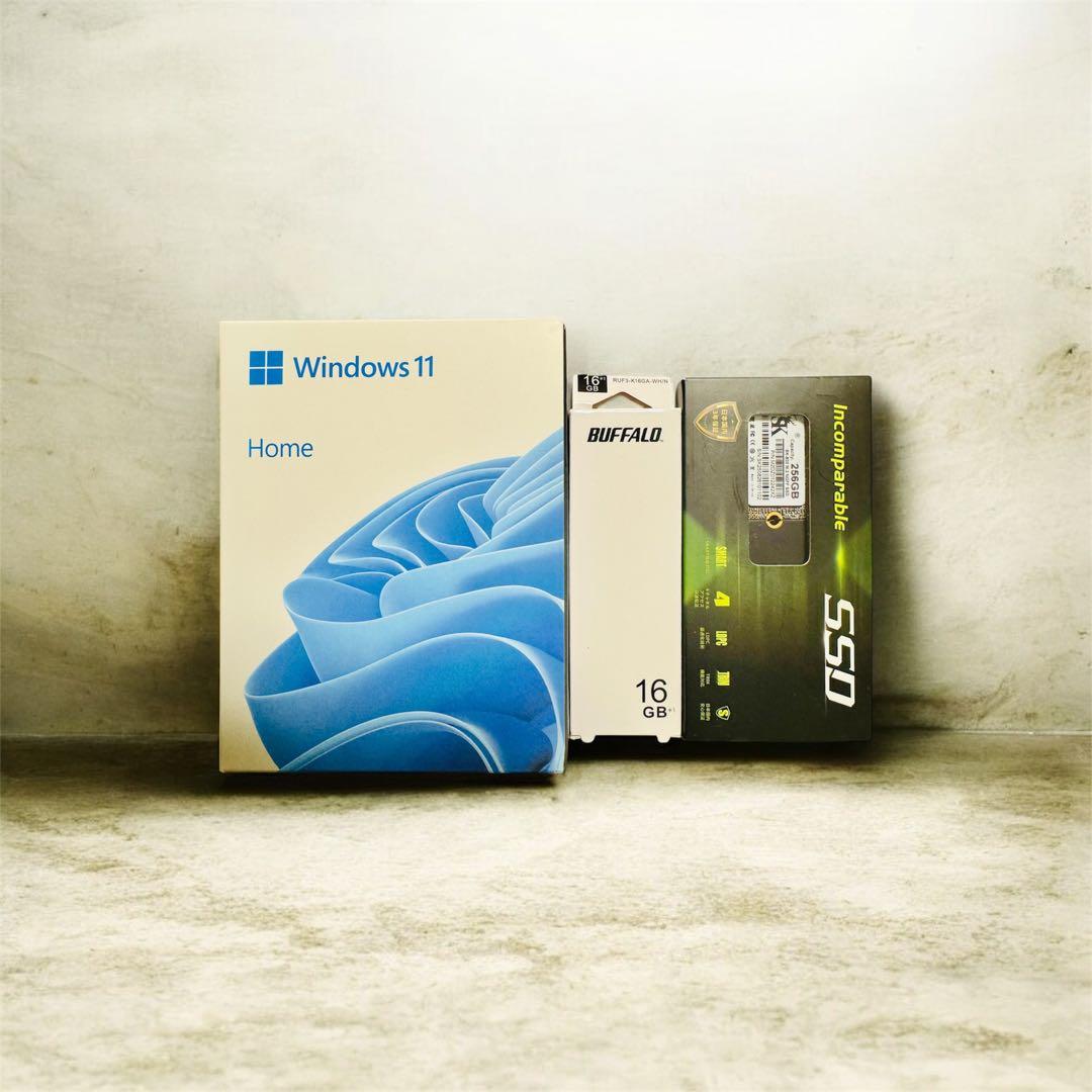 【未使用】Windows 11  + 256GB SSD + USB