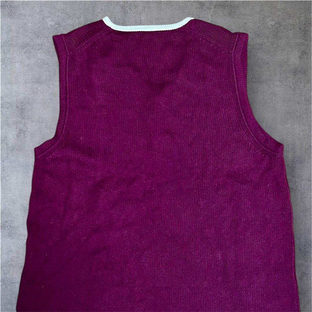 トップス PRADA 13ss cashmere knit vest wine red
