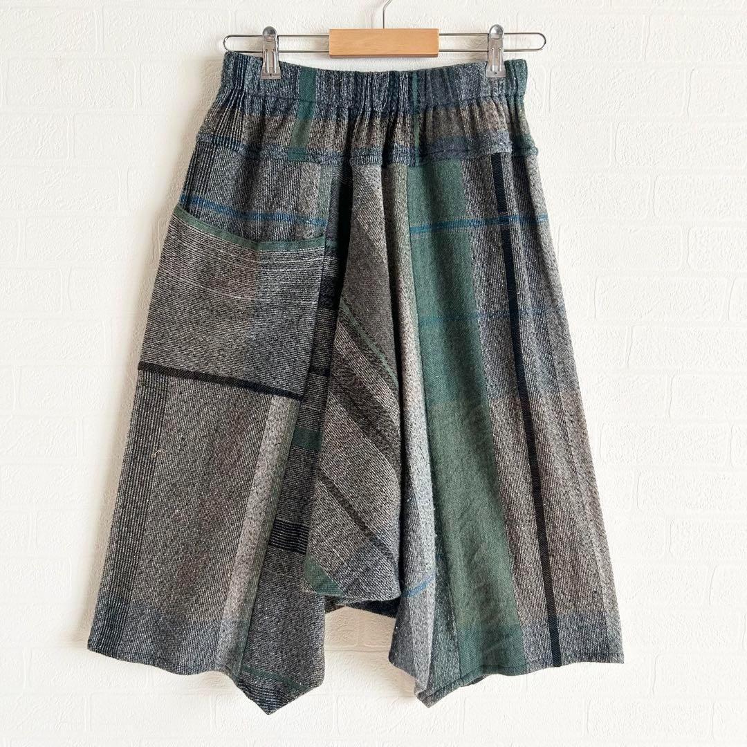 ゆ*こ様 tamaki niime タマキニイメ　ウールパンツ　グリーン系