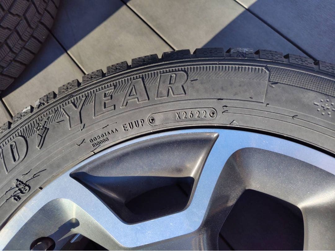 インプレッサXV　GP7　純正17インチアルミホイール　グッドイヤーアイスナビ7