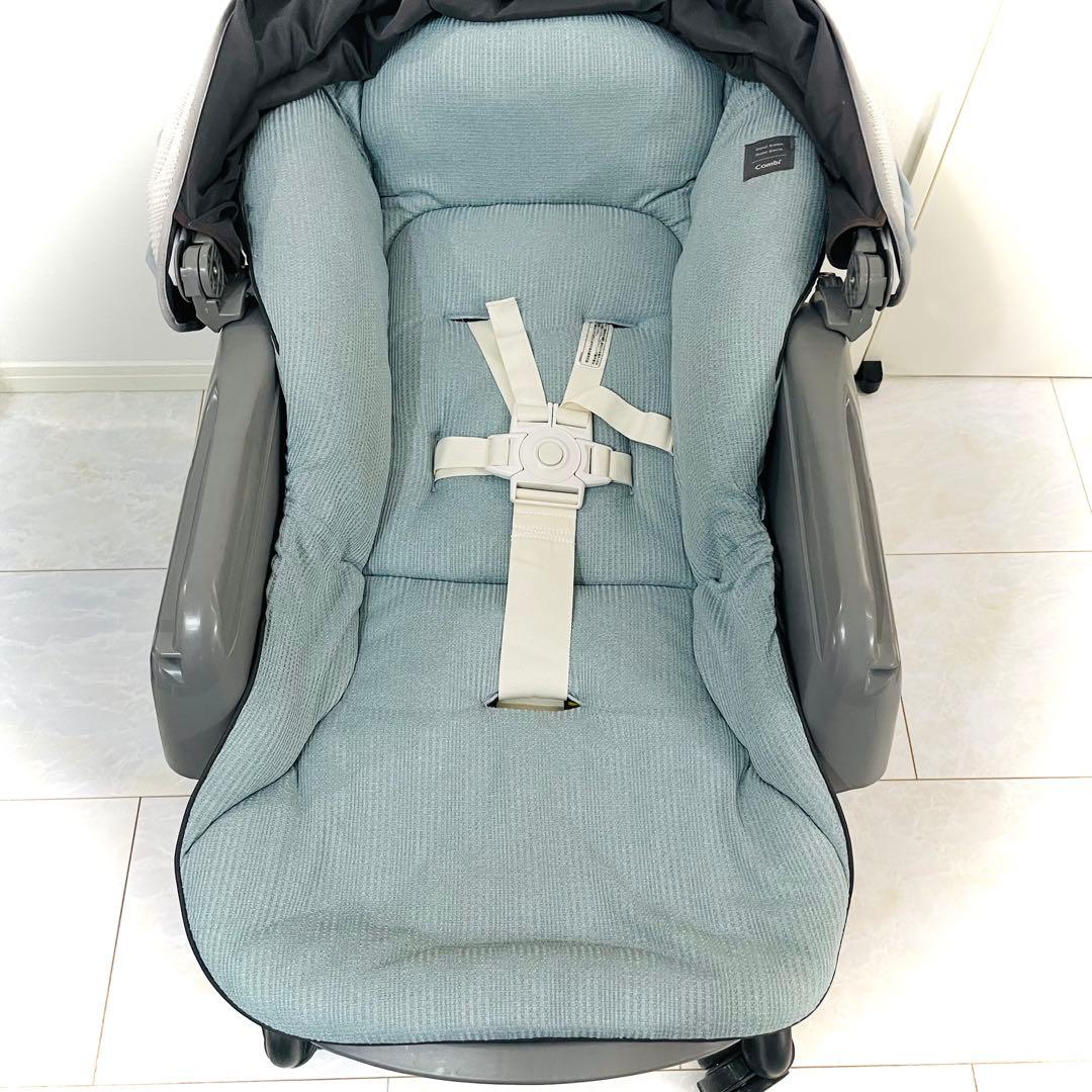 【超美品】テーブル艶有★コンビネムリラオートスイングBEDiスリープシェルブルー