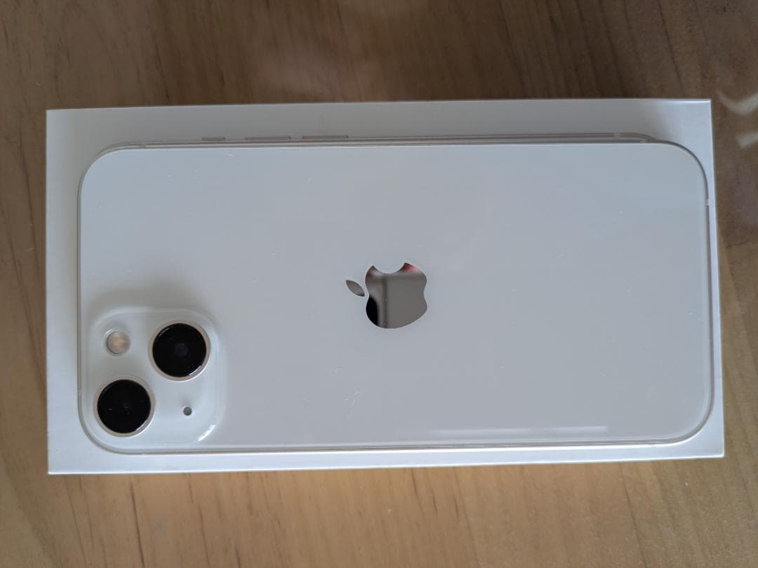 Apple iPhone 13 ホワイト 本体のみ 箱・シールあり