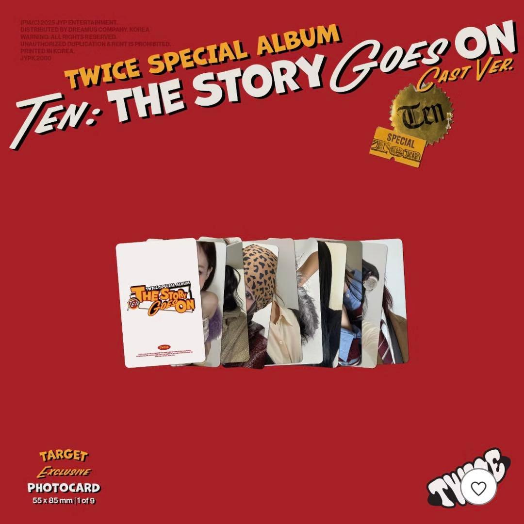 TWICE サナ \"THE STORY GOES ON\" Target限定