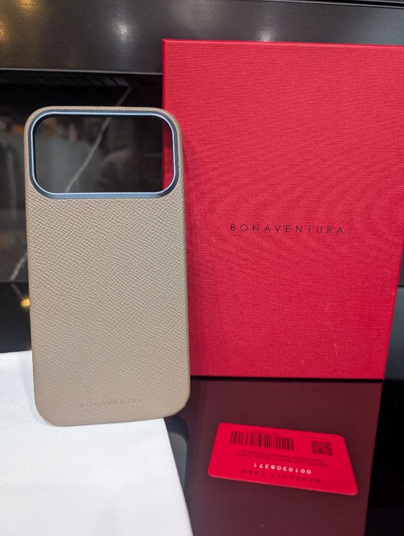 Bonaventura 最高級レザー人気色エトープ バックカバーケース