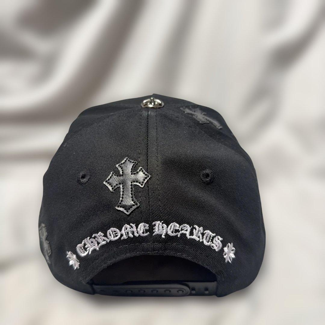 CH ベースボールキャップ 黒/グレー