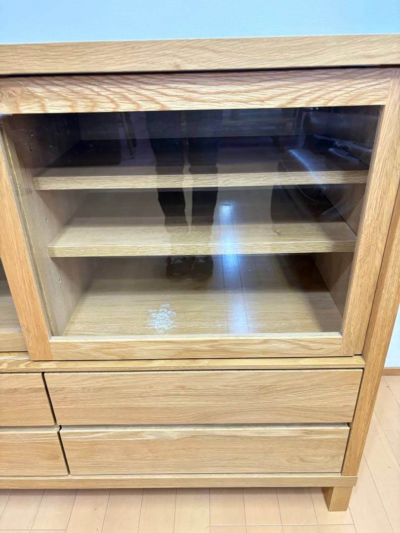 高野木工　CANO カノ　ホワイトオーク　IDC キャビネット　サイドボード