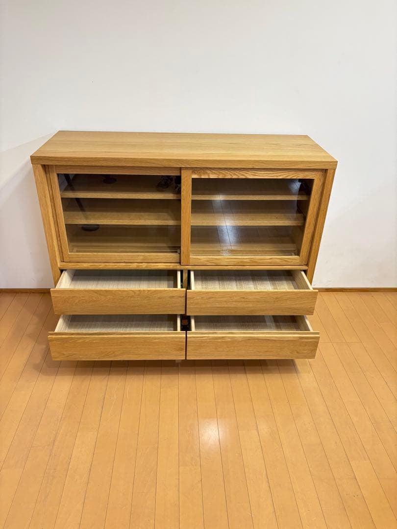 高野木工　CANO カノ　ホワイトオーク　IDC キャビネット　サイドボード