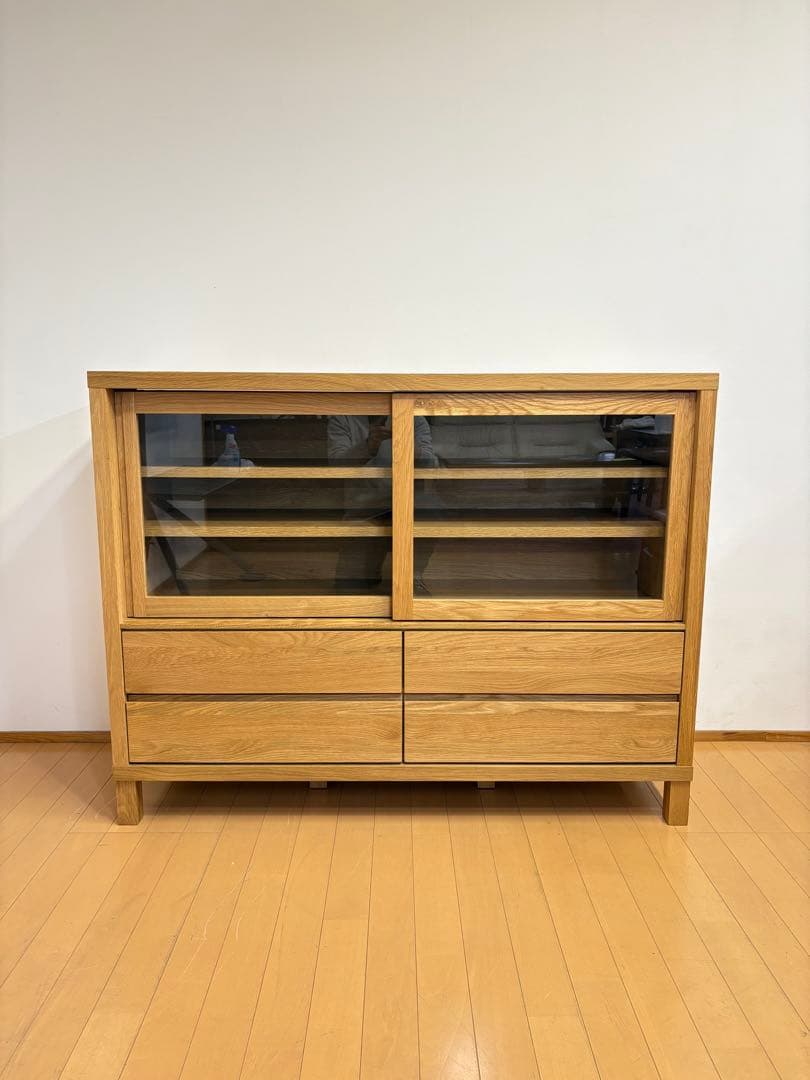 高野木工　CANO カノ　ホワイトオーク　IDC キャビネット　サイドボード