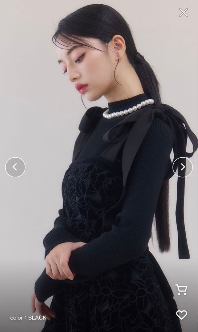 eimy 刺繍パーティードレス ベロアドレスワンピベロアカットワークワンピース