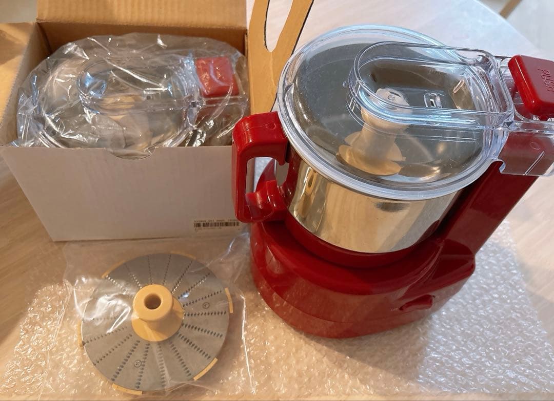 あじのさと Wスピード フードプロセッサー Y-2400W スペアセット付き