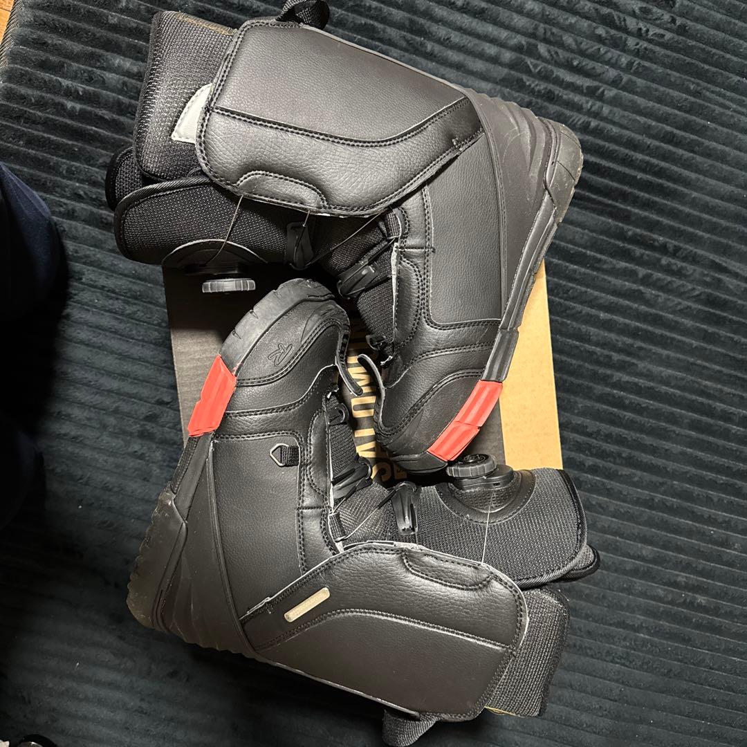 美品　スノーボードブーツ ブラック24.5