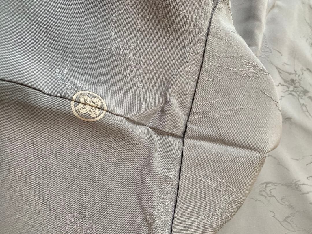 【着物5点セット】袷　色無地　水色　ママ着物　入学　卒業　お茶会