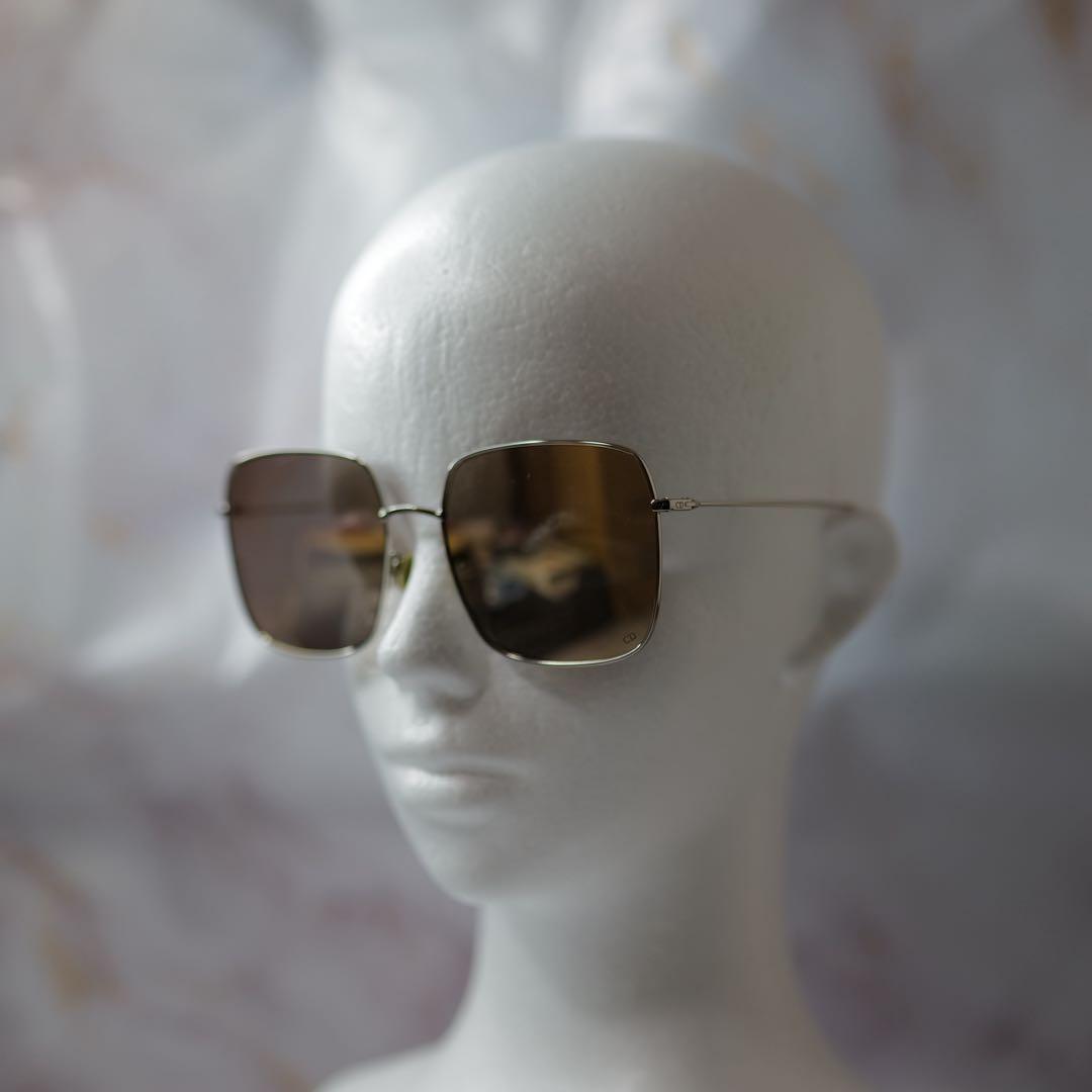 dior ディオール スクエア Y2K メタル モード サングラス ケース付き