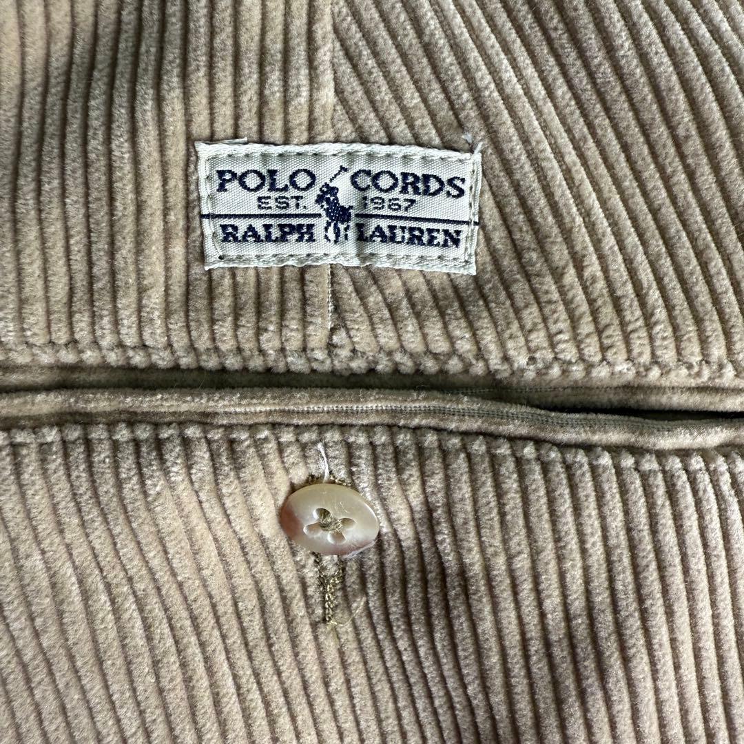 90s POLO CORDS Ralph Lauren 2タック コーデュロイ