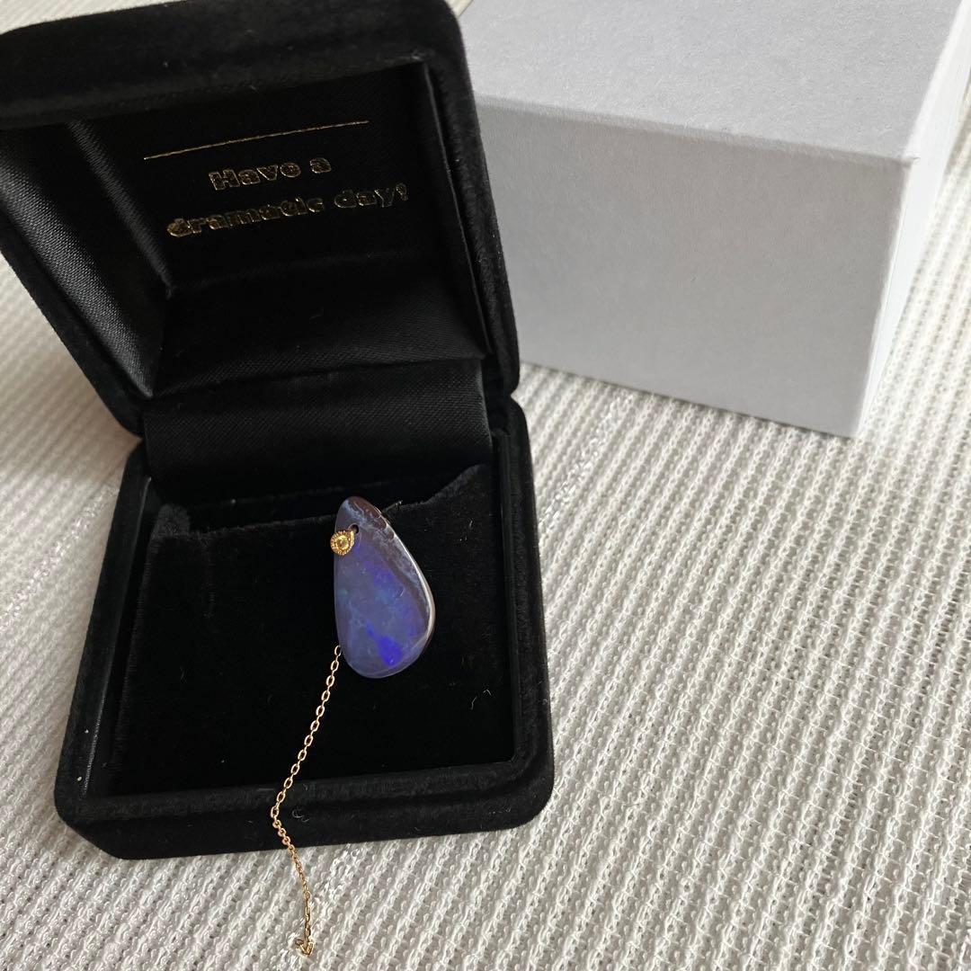 MONAKA jewellery ボルダーオパール　ピアス　片耳