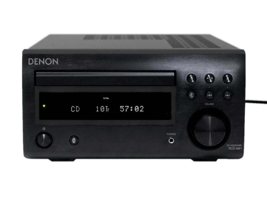 美品 DENON デノン RCD-M41 CDレシーバー ブラック 2019年製