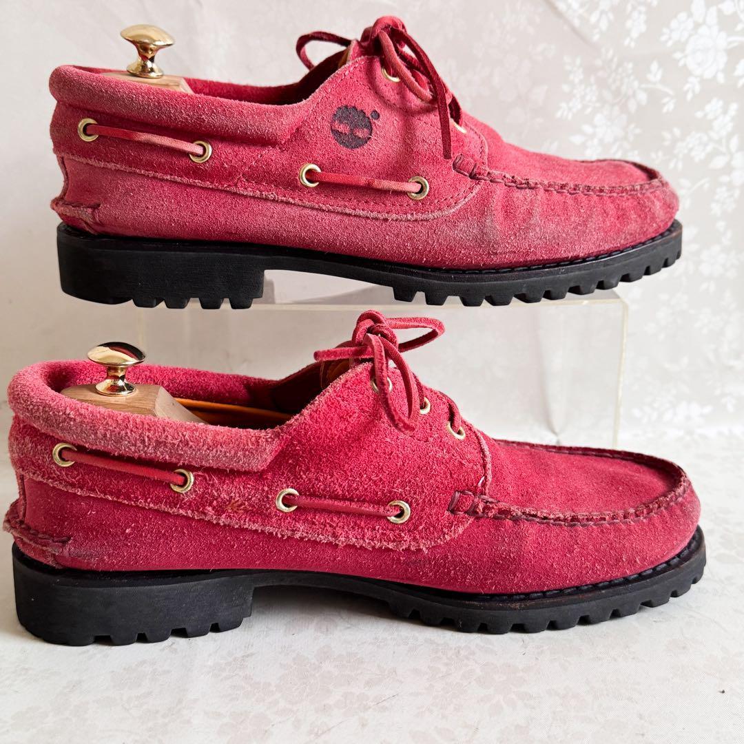 ✨希少カラー✨ティンバーランド 3eye デッキシューズ レッド 28cm