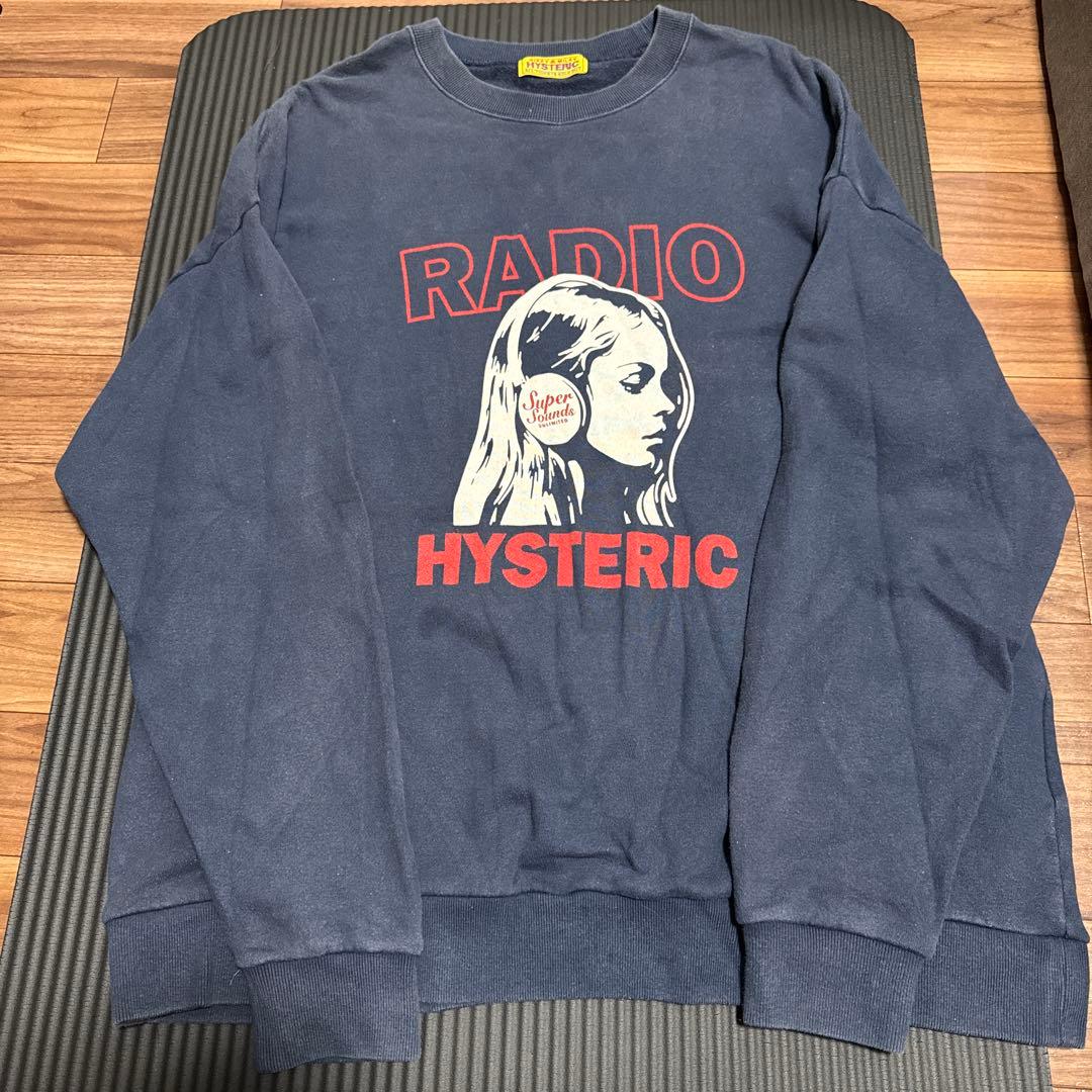 は*な様 HYSTERIC GLAMOUR スウェット フリーサイズ ネイビー