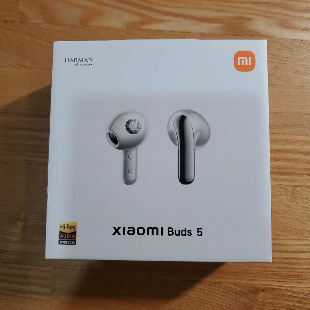 Xiaomi Buds 5 ワイヤレスイヤホン チタングレー