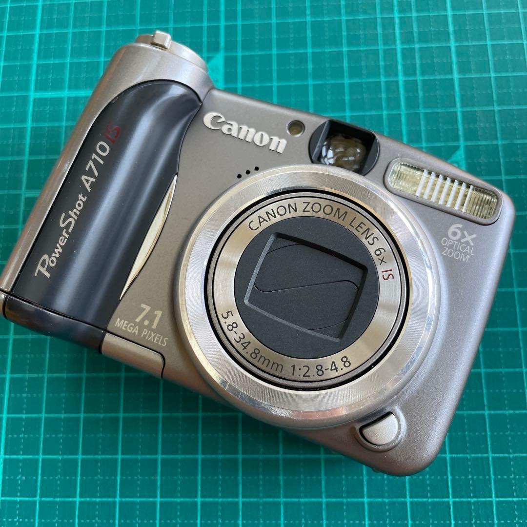 オールドコンデジ Canon PowerShot A710 IS レトロデジカメ