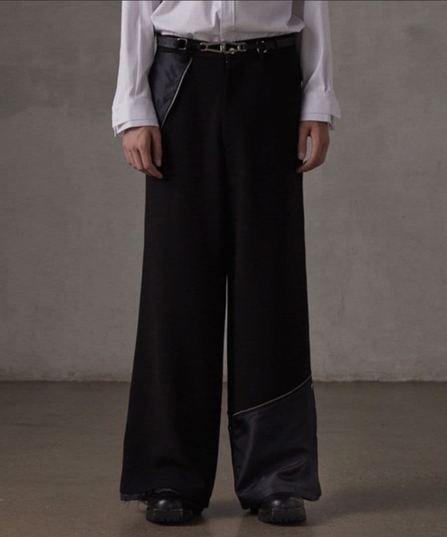 き*あ様 ​【GRANCY】リバースレイヤードデザインスラックス