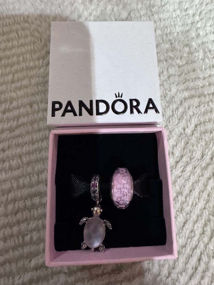 PANDORA ピンクチャームセット
