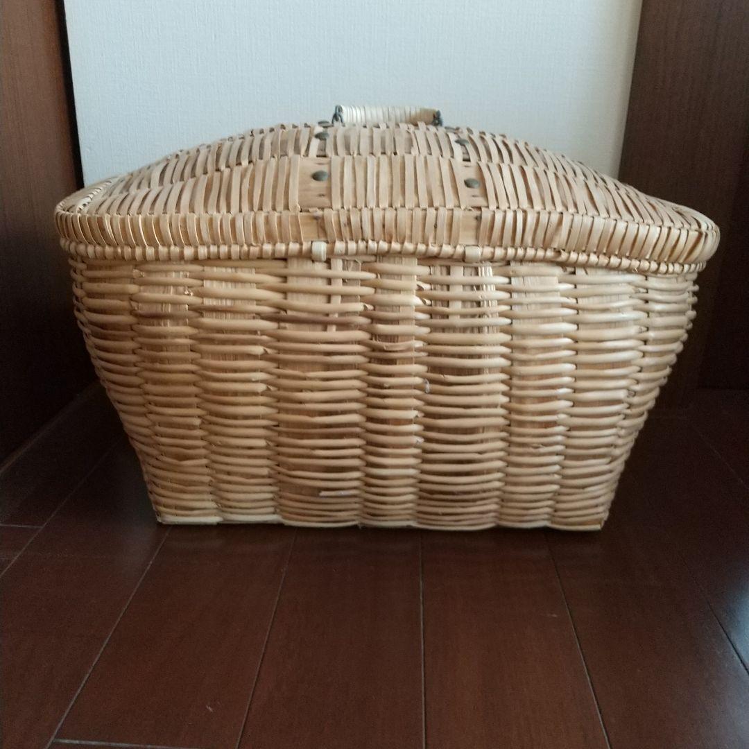 北欧　バスケット 蓋付き　かご