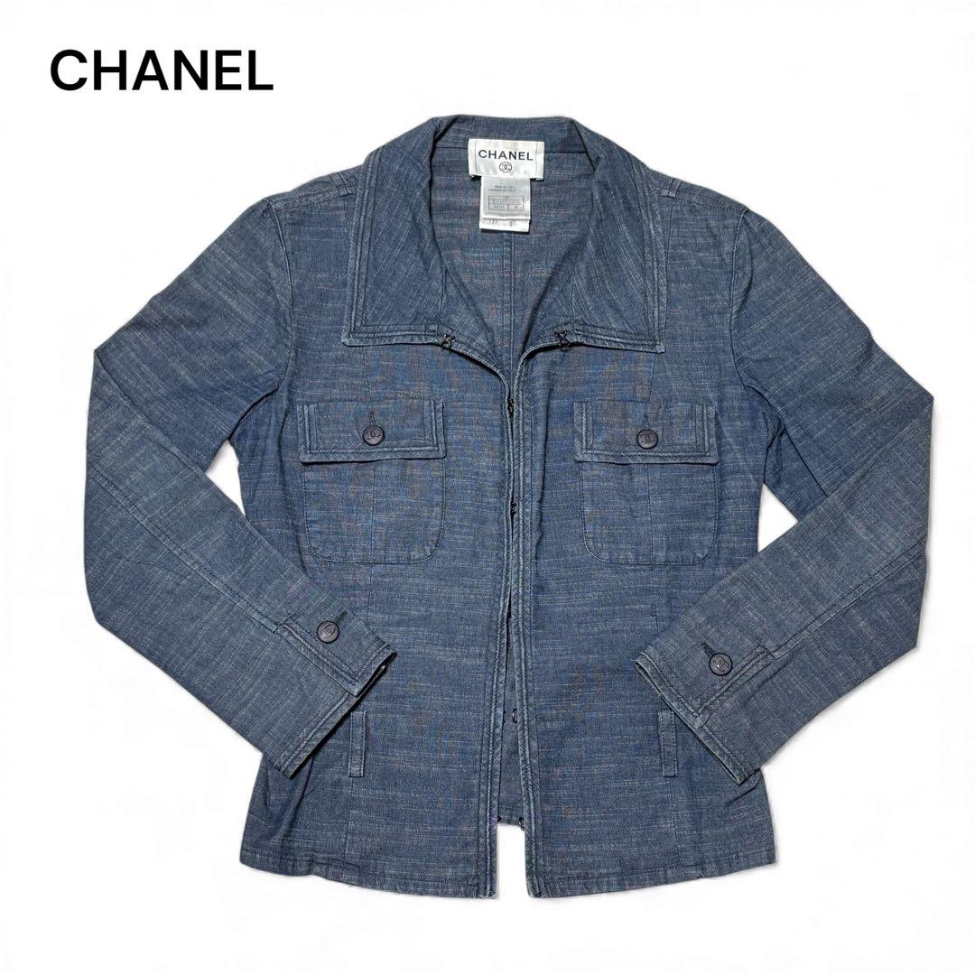 CHANEL シャネル ココボタン デニムジャケット 40