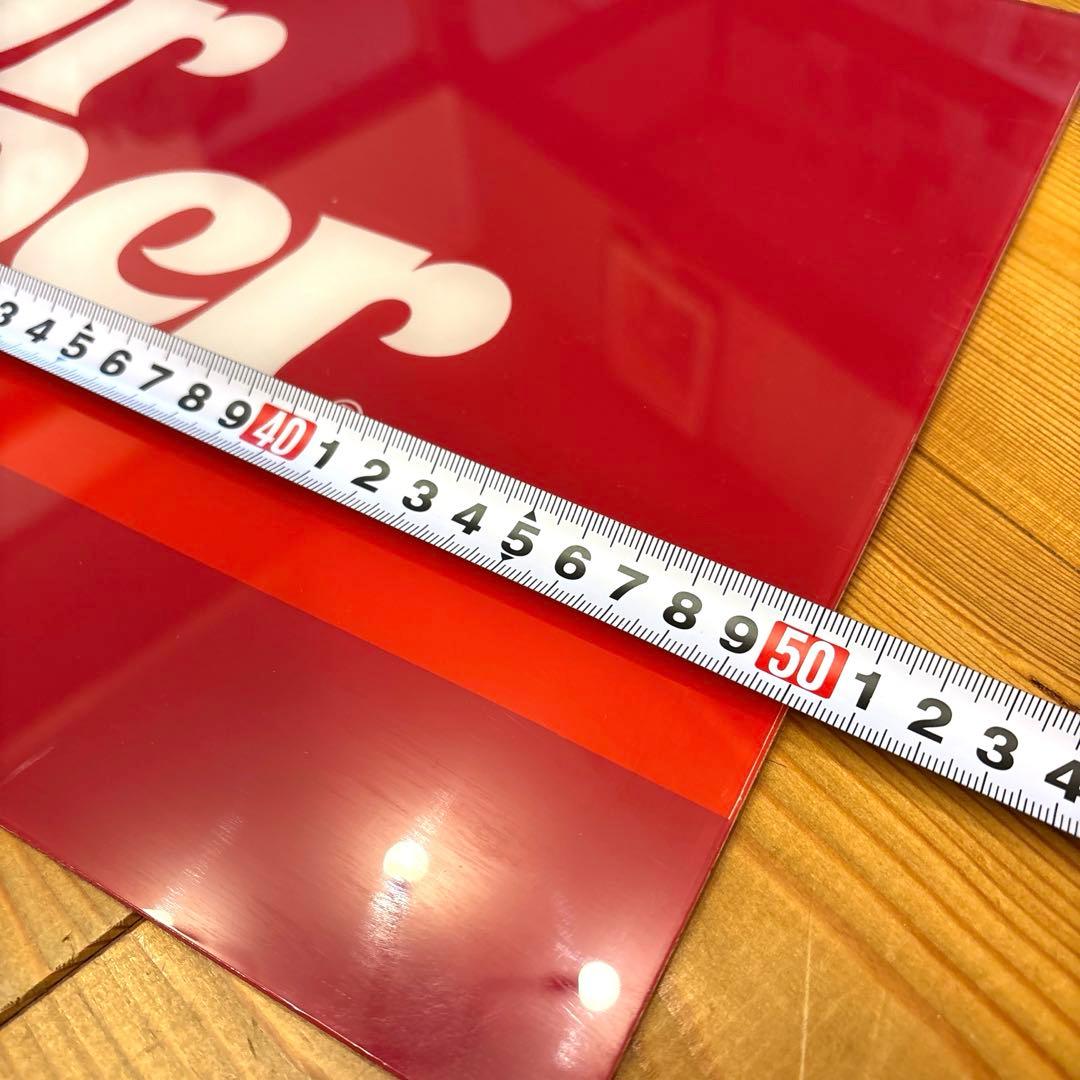 80年代　ドクターペッパー　旧ロゴ　アクリル　看板　USA サイン