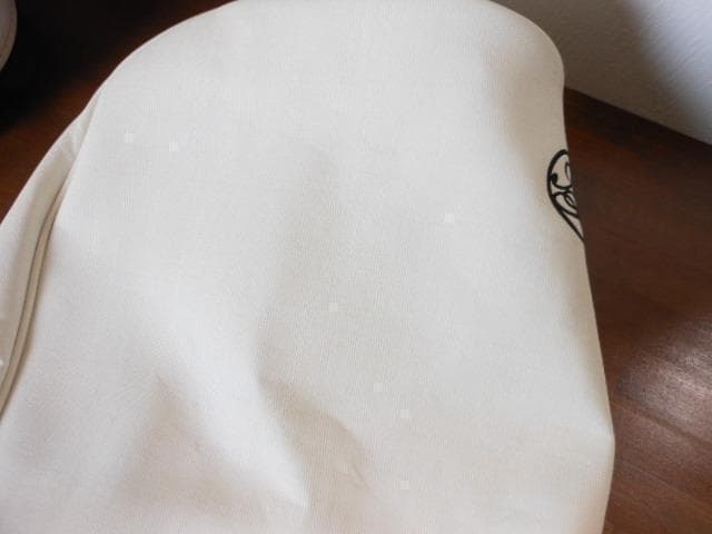 M・Uスポーツ　キャンバス風キャディバッグ　アイボリー　63,800円