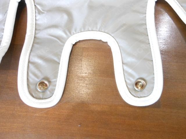 M・Uスポーツ　キャンバス風キャディバッグ　アイボリー　63,800円