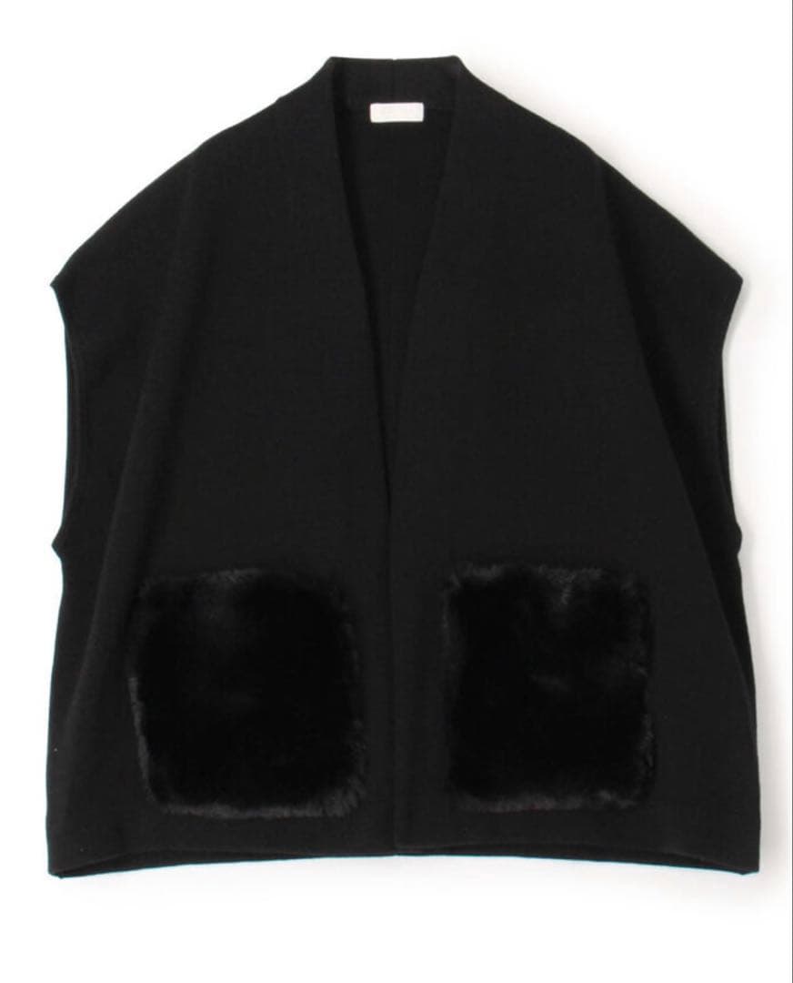 トゥモローランド　ウールポリエステルミラノリブ ショートスリーブカーディガン