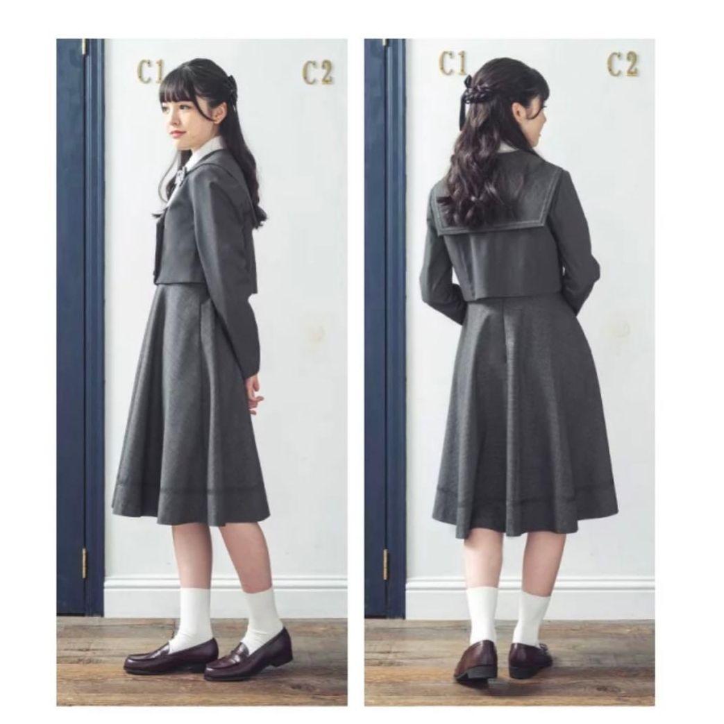 美品　アリサナ　卒服　フォーマル　ワンピース　セットアップ　グレー　160
