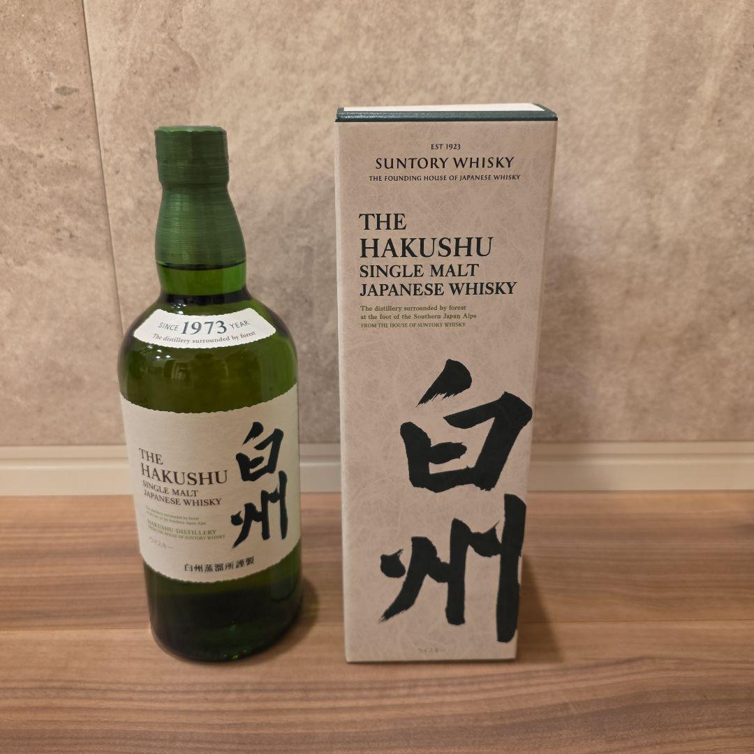 サントリー シングルモルト ウイスキー 白州 700ml 箱あり