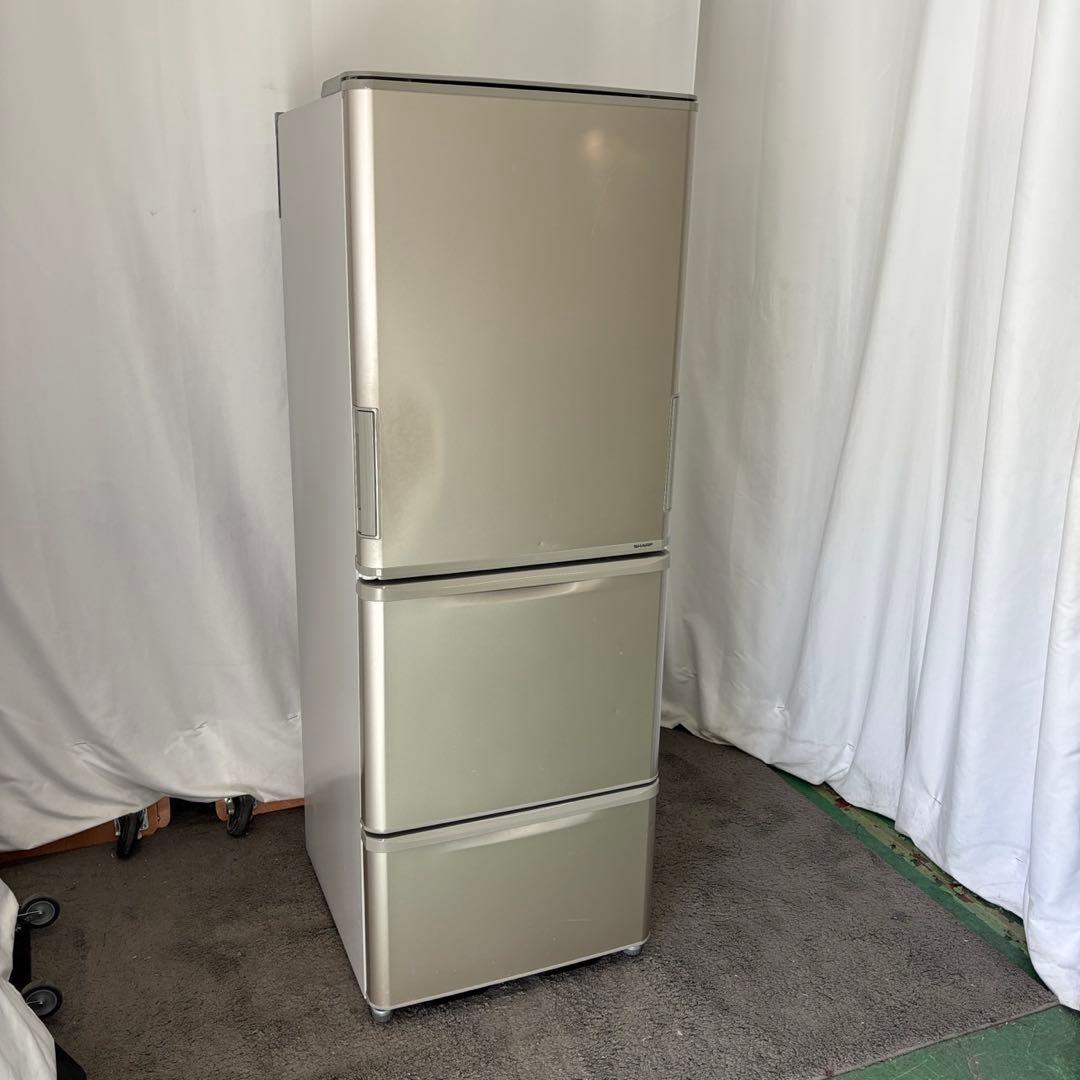 858　冷蔵庫　SHARP　300-400ℓ　大型　両開き　中古　安い　設置無料