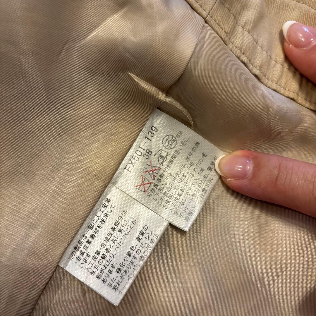 美品　Burberry チェック柄ラップスカート