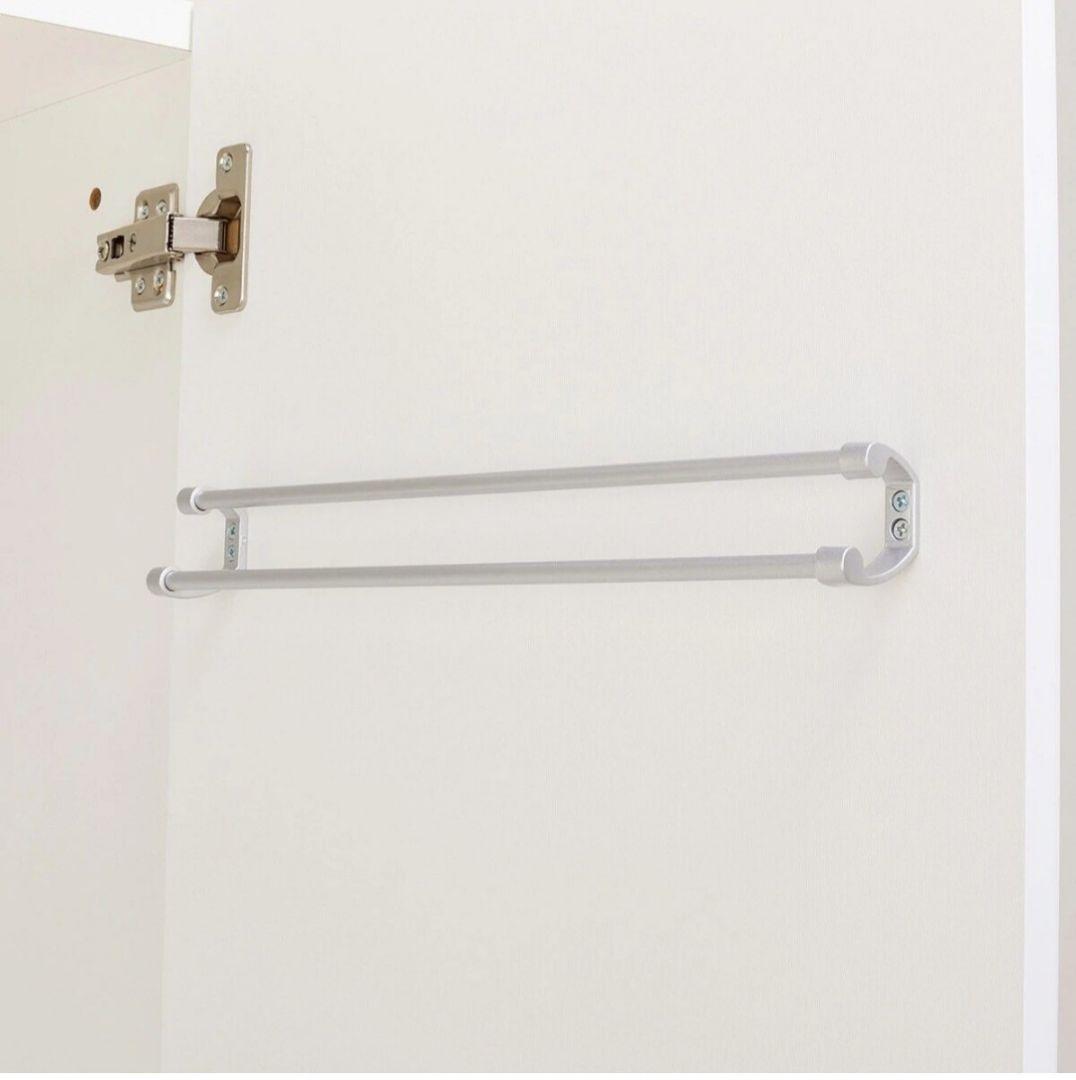 ニトリ　ワードローブ　ブレザータンス(ポルテD 80BC WH)　6月1週目発送