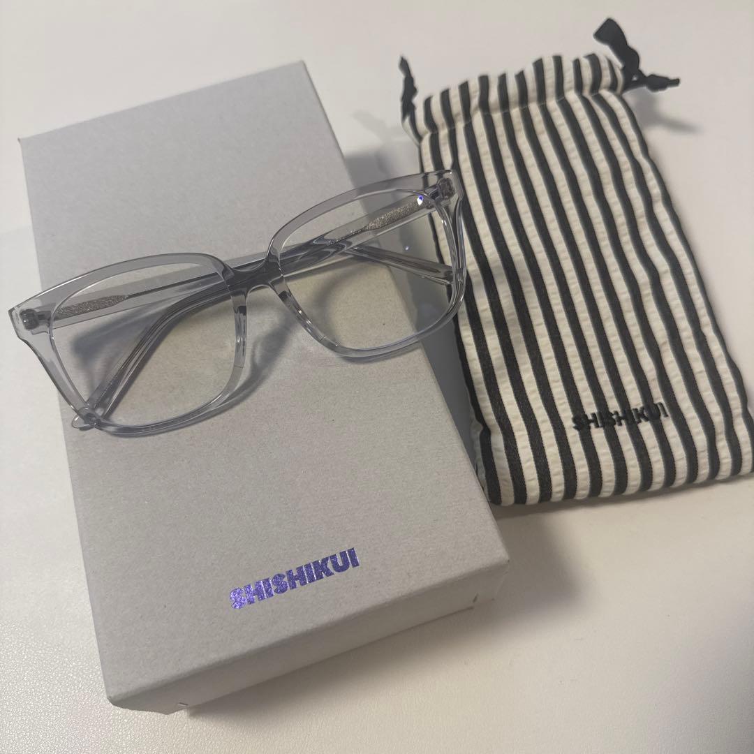 小物 THE SHISHIKUI Square eye / CLEAR L.GRAY