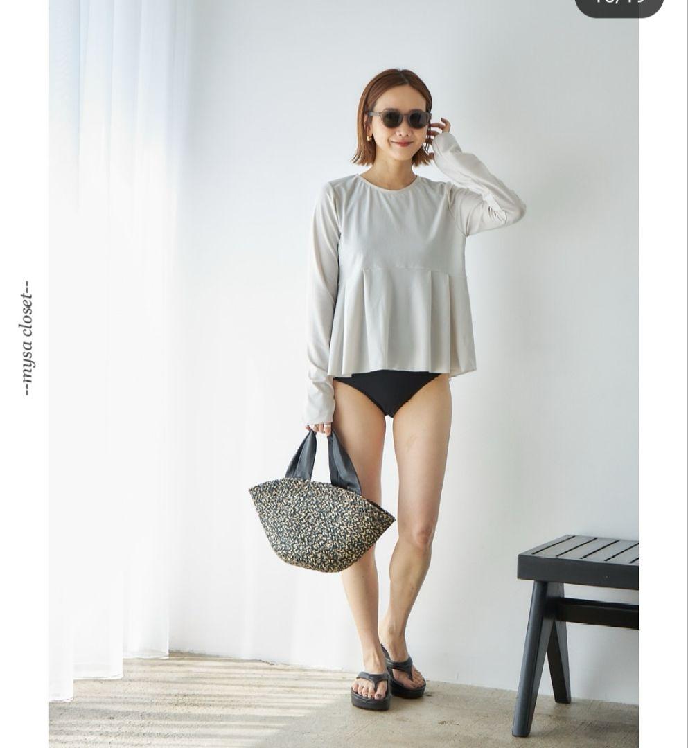 971.【mysa closet】田中里奈 セパレート水着セット 13号 黒