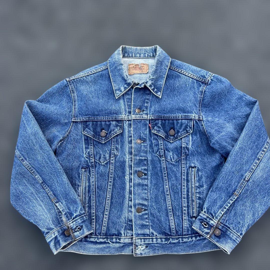 雰囲気抜群 size42 84年製 USA製 Levi's 70506 ペンキ