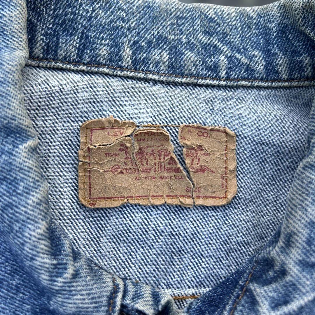 雰囲気抜群 size42 84年製 USA製 Levi's 70506 ペンキ