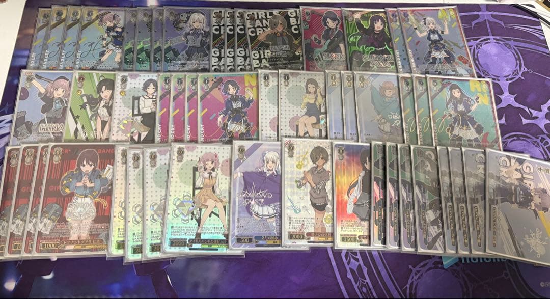 ガールズバンドクライ ダイダスフルホイル ヴァイスシュヴァルツ デッキパーツ付き