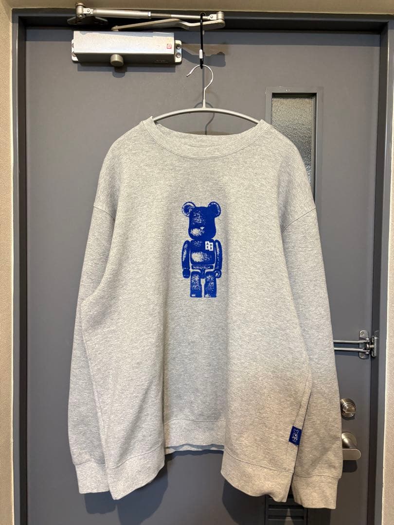 【希少】ADER ERROR×BE@RBRICK★限定スウェット グレー A3