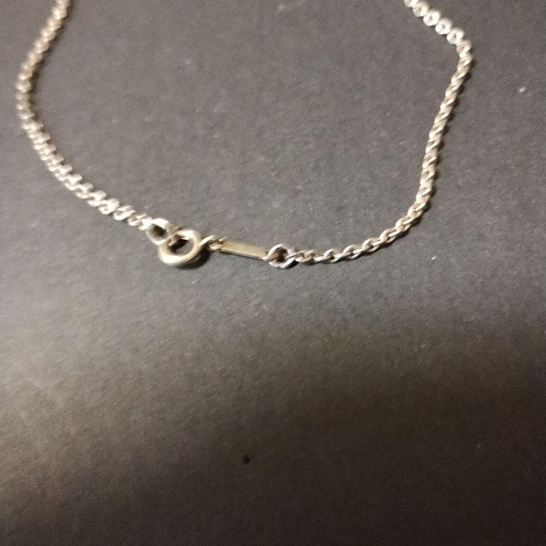 ティファニー　シルバー製ハート型ペンダント　ネックレス