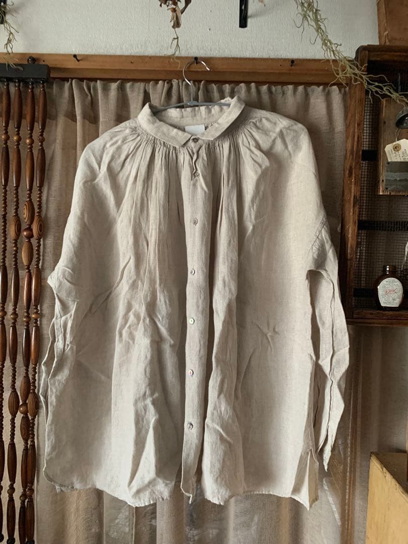 2.作家さんハンドメイドリネンパンツとヴェリテクール リネン トップス2点