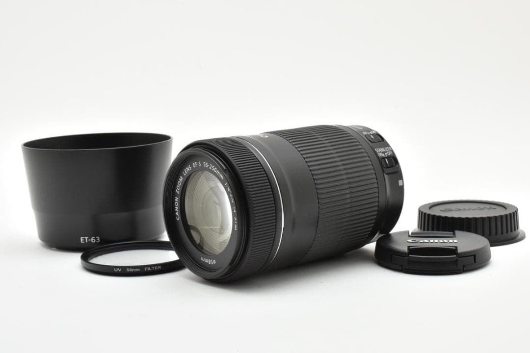 ■ほぼ新品■Canon EF-S 55-250mm F4-5.6 IS STM